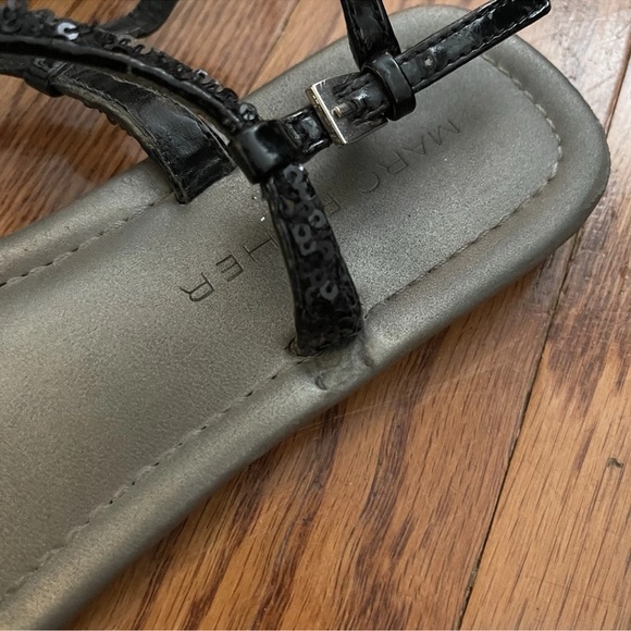 Marc Fisher Sequined Flat Sandals Size 7.5 Women - Picture 2 of 8